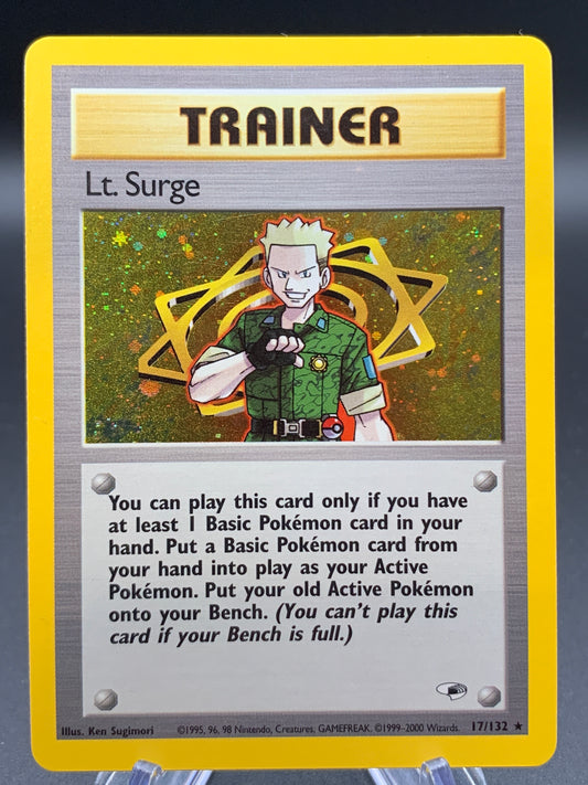 Pokémon TCG: 2000 Lt. Surge - 17/132 - Gym Heroes Holo