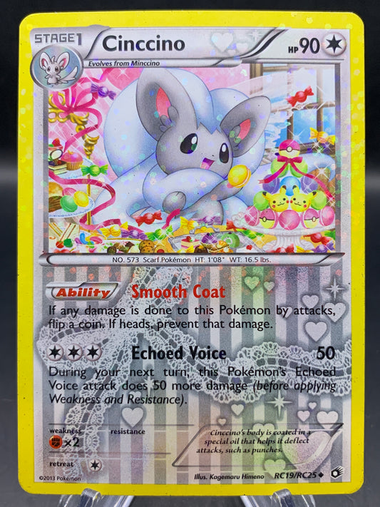 Pokémon TCG: 2013 Cinccino - RC19/RC25 - Legendary Treasures: Radiant Collection