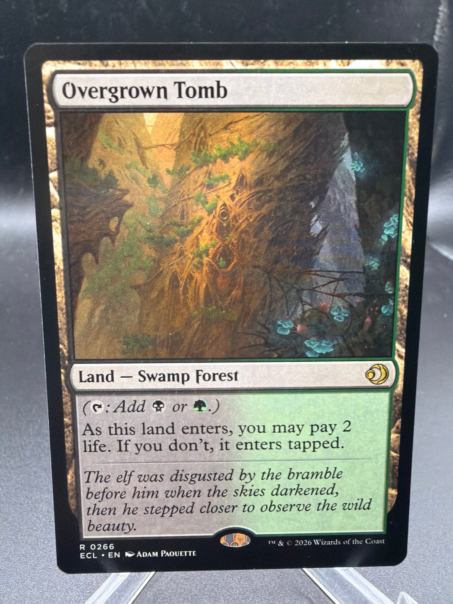 MTG TCG: Overgrown Tomb R 0266 - Lorwyn Eclipsed (ECL)