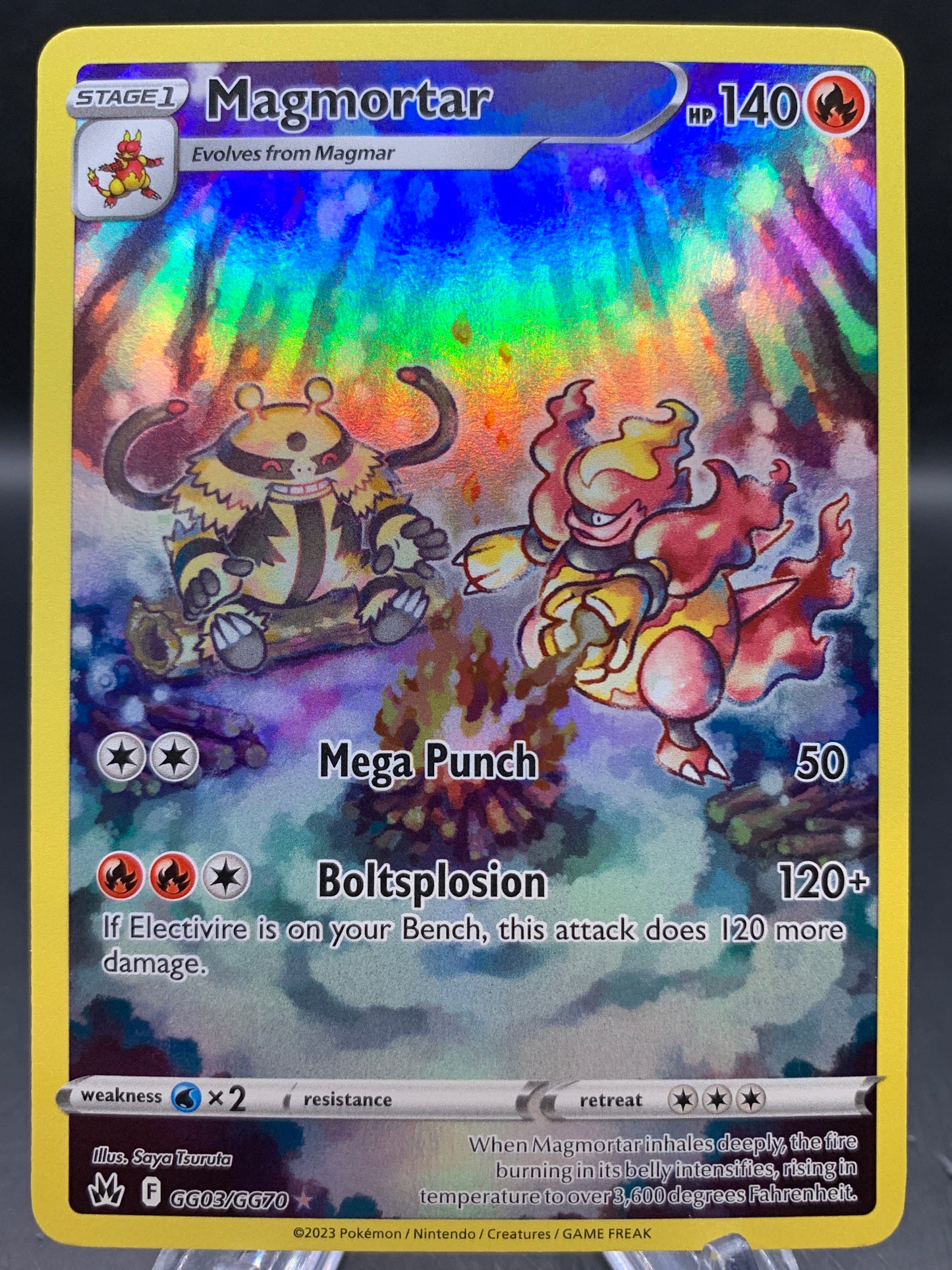 Pokémon TCG: 2023 Magmortar - GG03/GG70 - SWSH: Crown Zenith Galarian Gallery