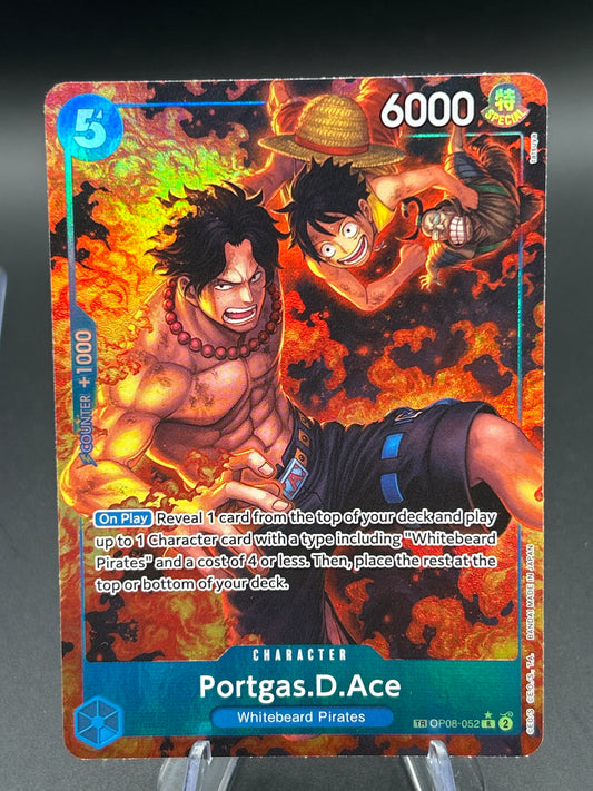 One Piece TCG: Portgas.D.Ace OP08-052 R Royal Blood TR