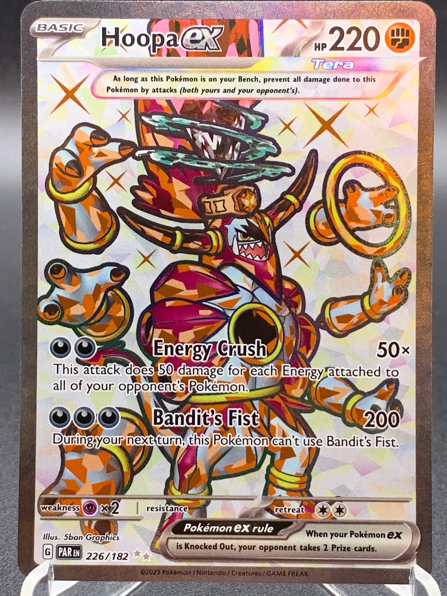 Pokémon TCG: 2023 Hoopa ex 226/182 SV: Paradox Rift