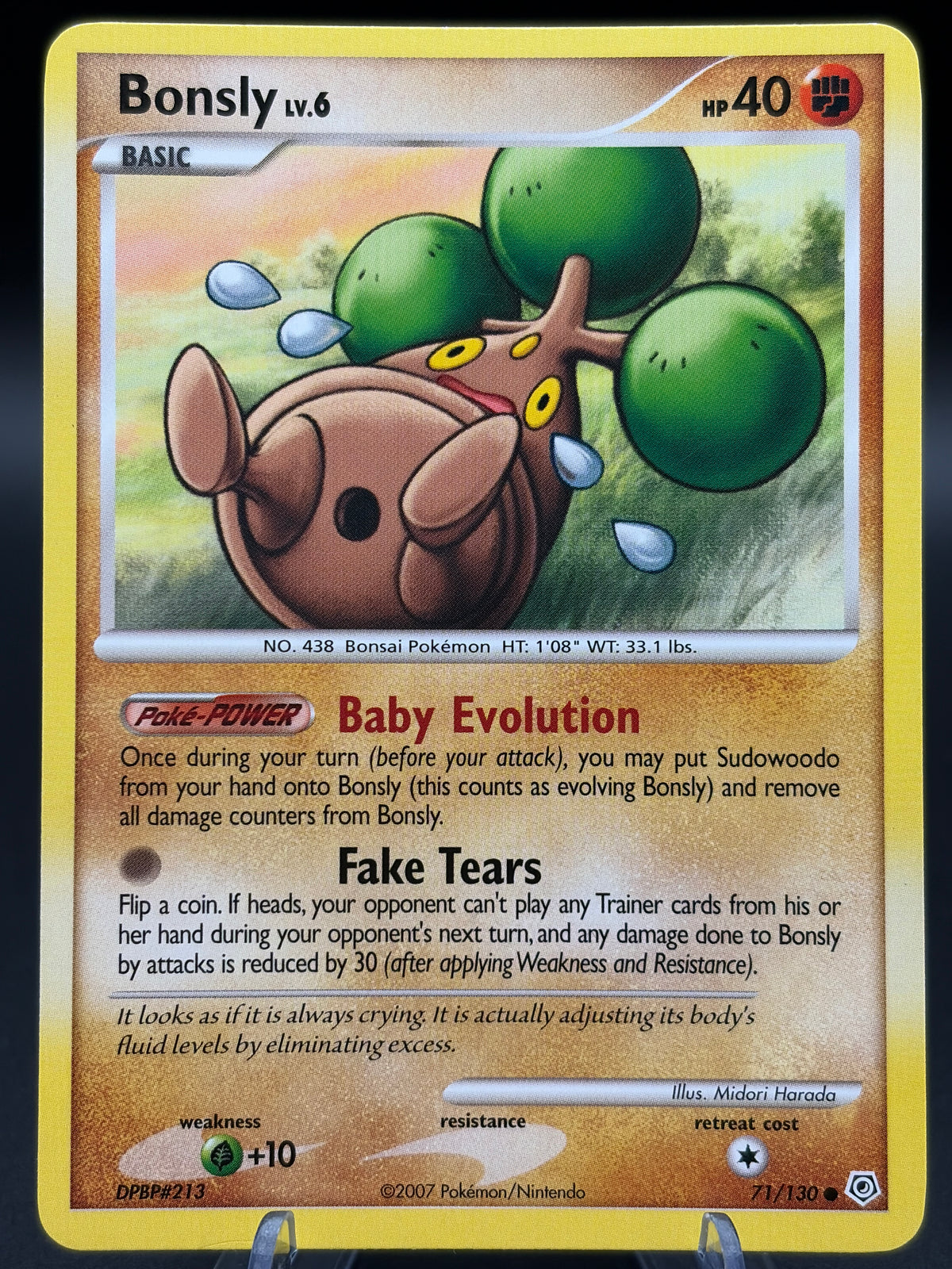 Pokémon TCG: 2007 Bonsly 71/130 - Diamond and Pearl