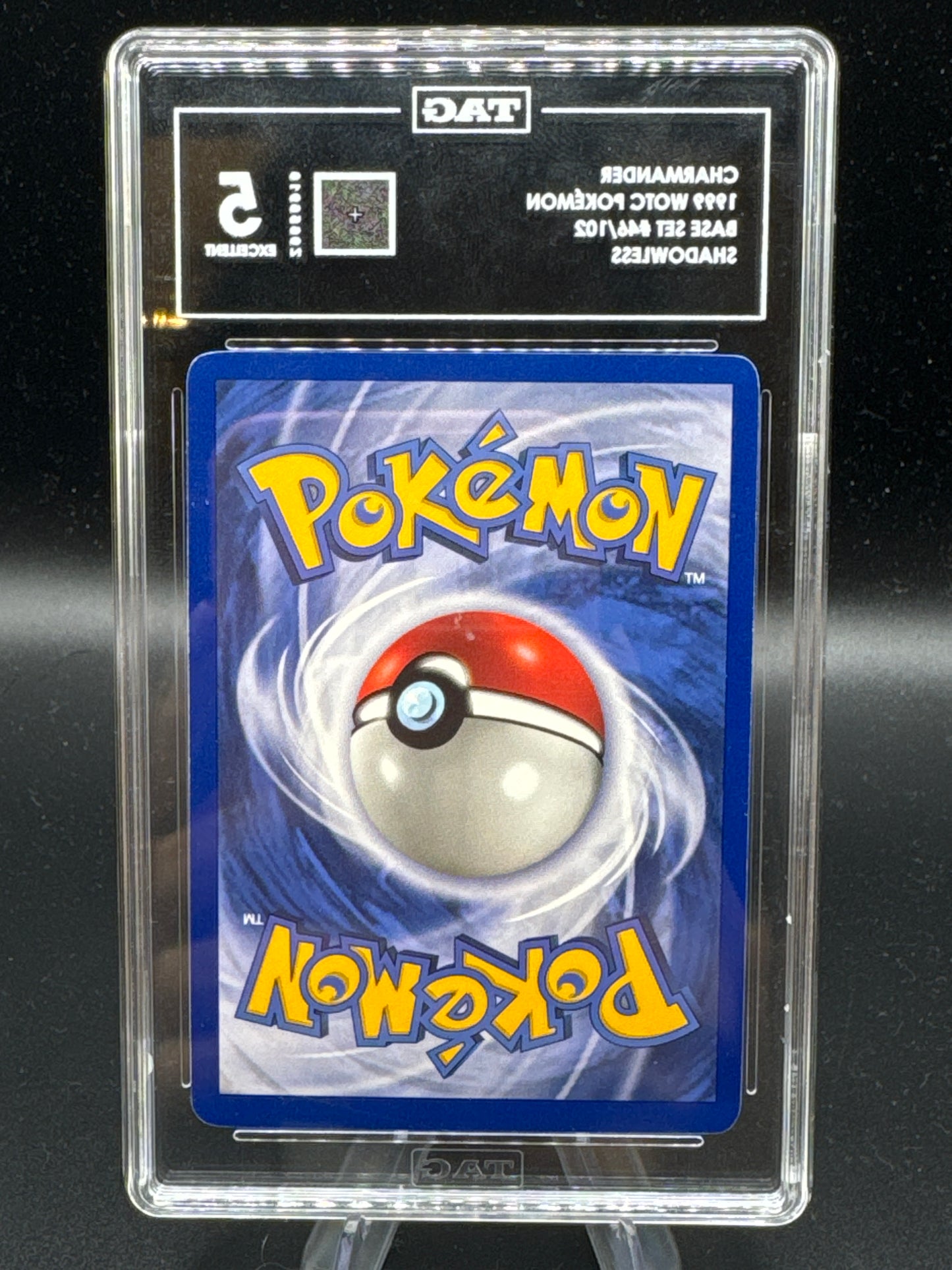 TAG 5 Pokémon TCG: 1999 Charmander 46/102 Base Set Shadowless