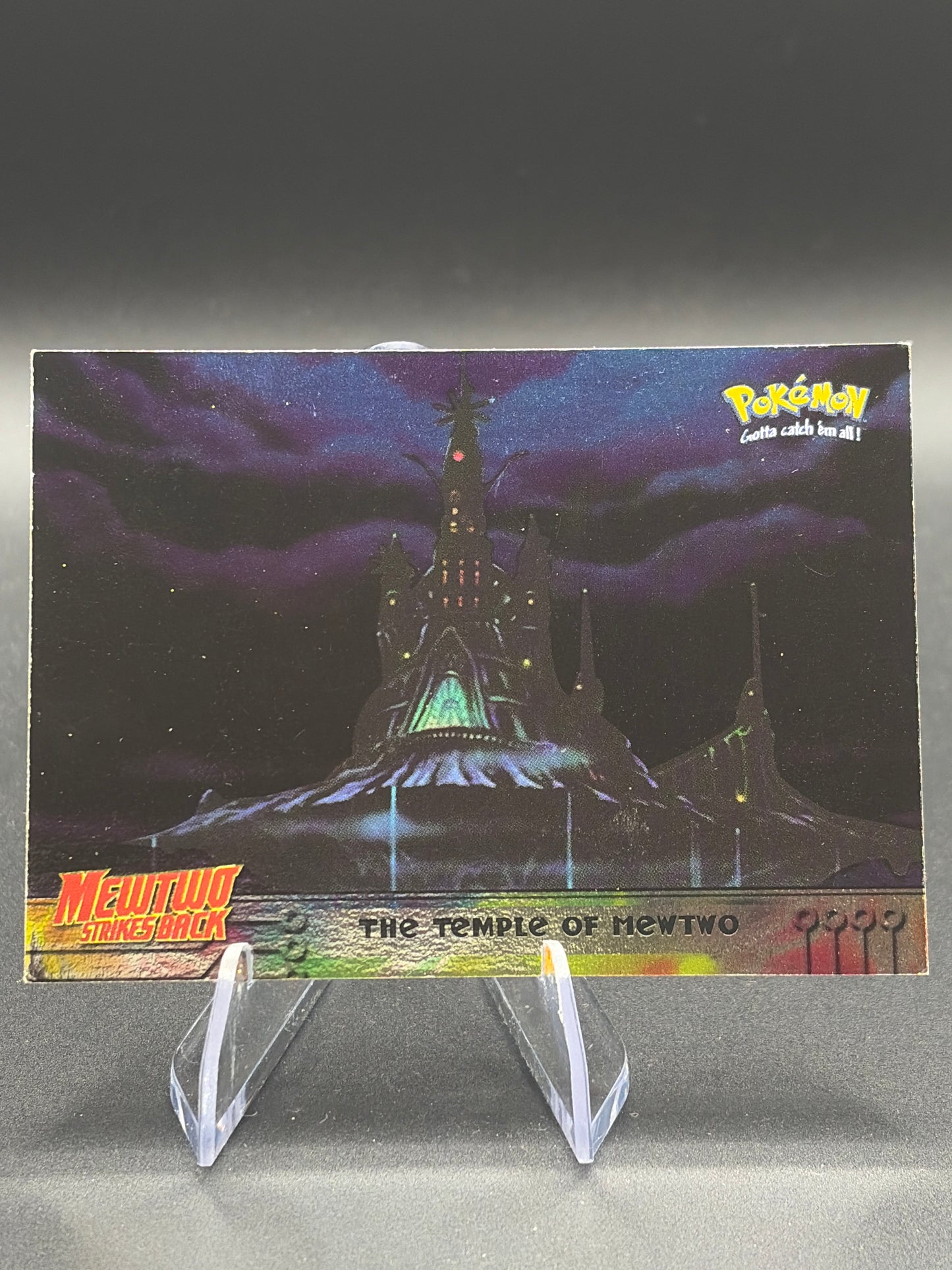 Pokémon TCG : Pokémon Mewtwo Strikes Back Topps Card #18 The Temple of Mewtwo Holo Foil