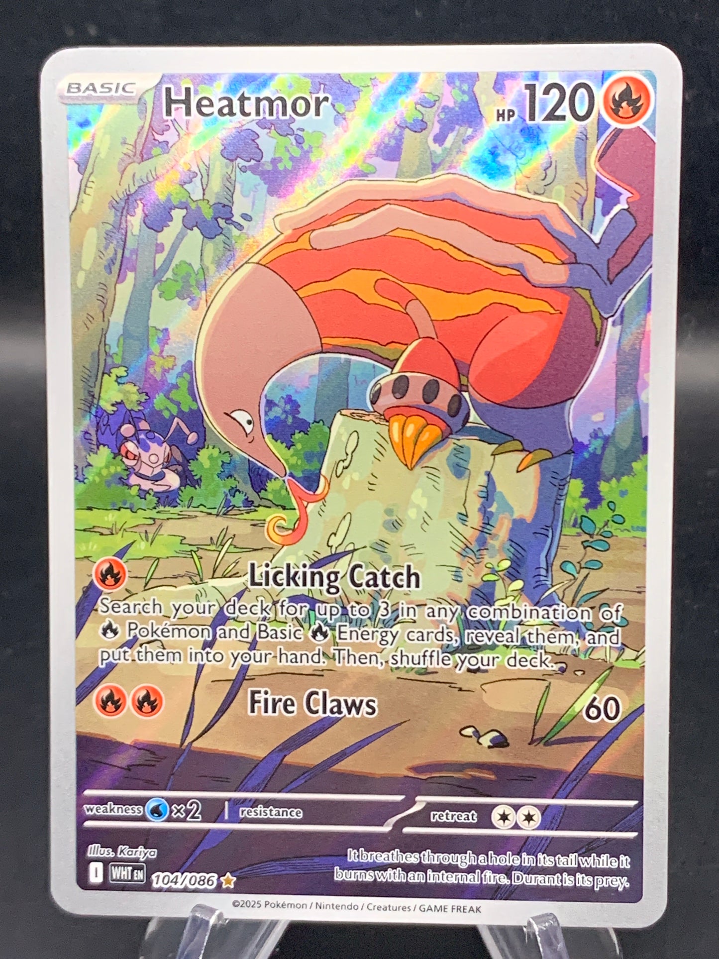 Pokémon TCG: 2025 Heatmor - 104/086 - S&V: White Flare
