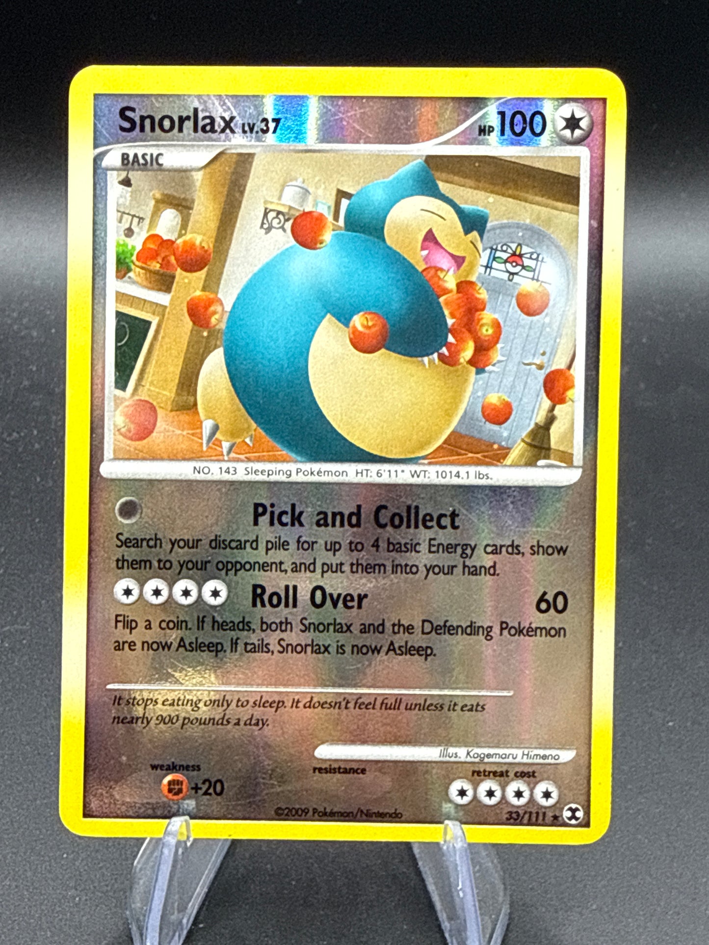 Pokémon TCG: 2009 Snorlax 33/111  - Rising Rivals