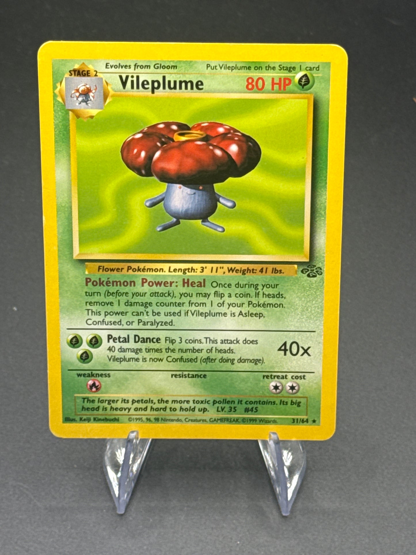 Pokémon TCG: 1999 Vileplume 31/64   - Jungle