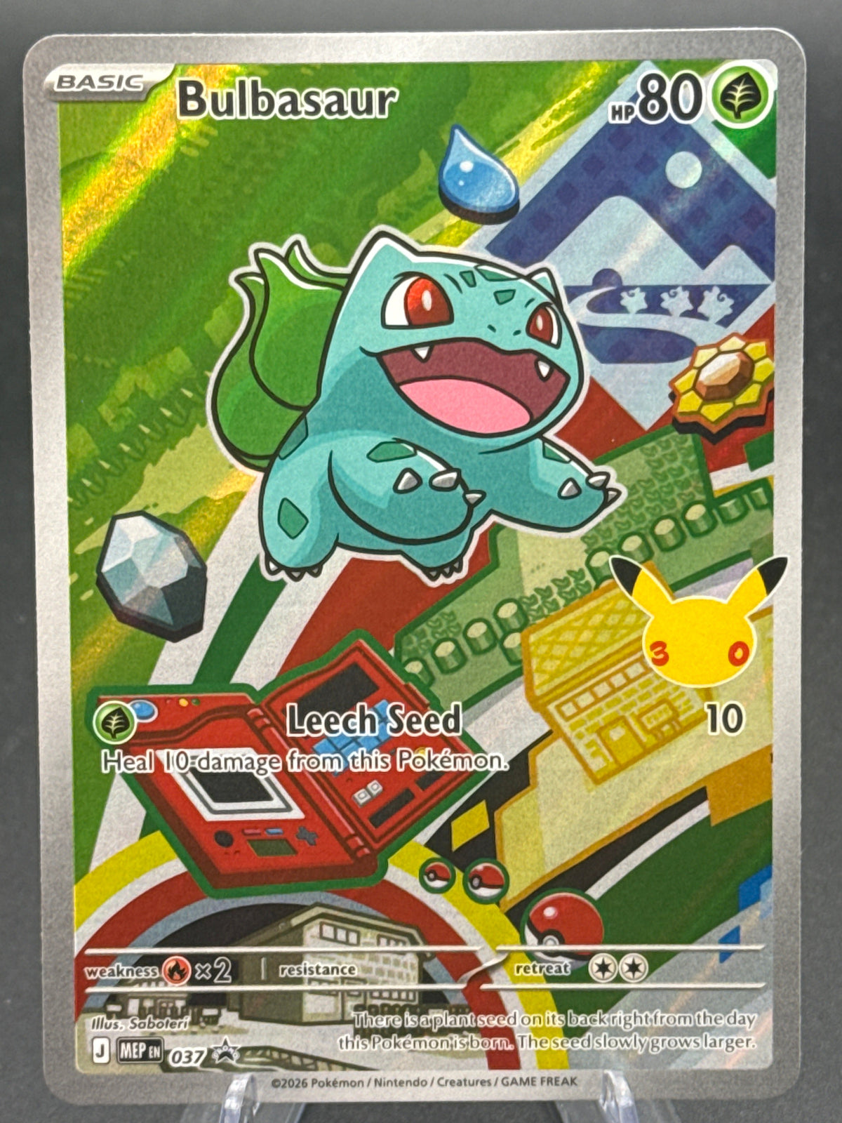 Pokémon TCG: 2026 Bulbasaur - #037 - ME: Mega Evolution Promo