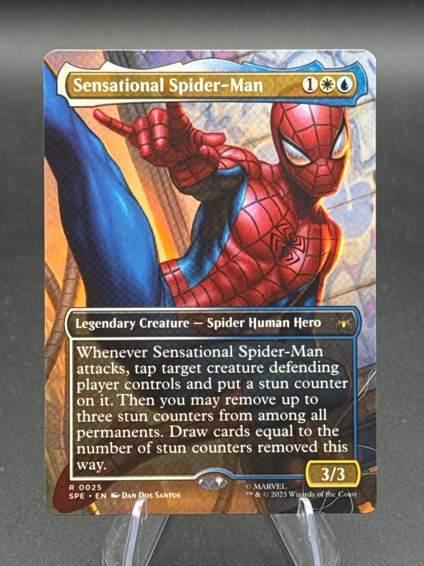 MTG TCG:  Sensational Spider-Man R 0025 (Borderless) - Marvel's Spider-Man: Eternal-Legal