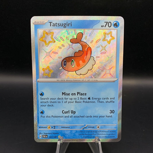 Pokémon TCG: 2024 Tatsugiri 127/091 S&V Paldean Fates Baby Shiny