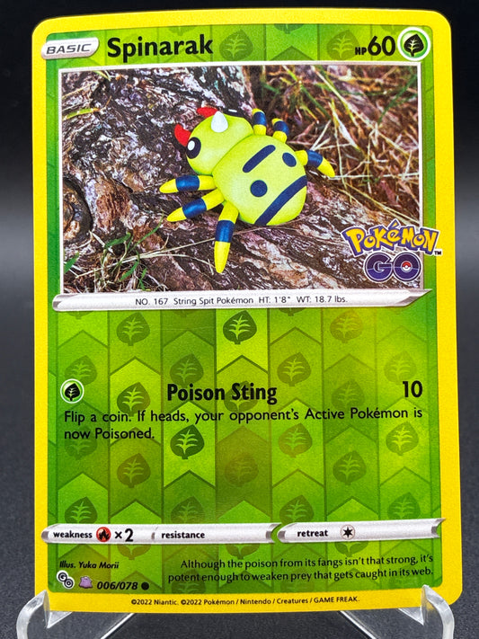 Pokémon TCG: 2022 Spinarak 006/078 (Ditto) - Pokémon Go