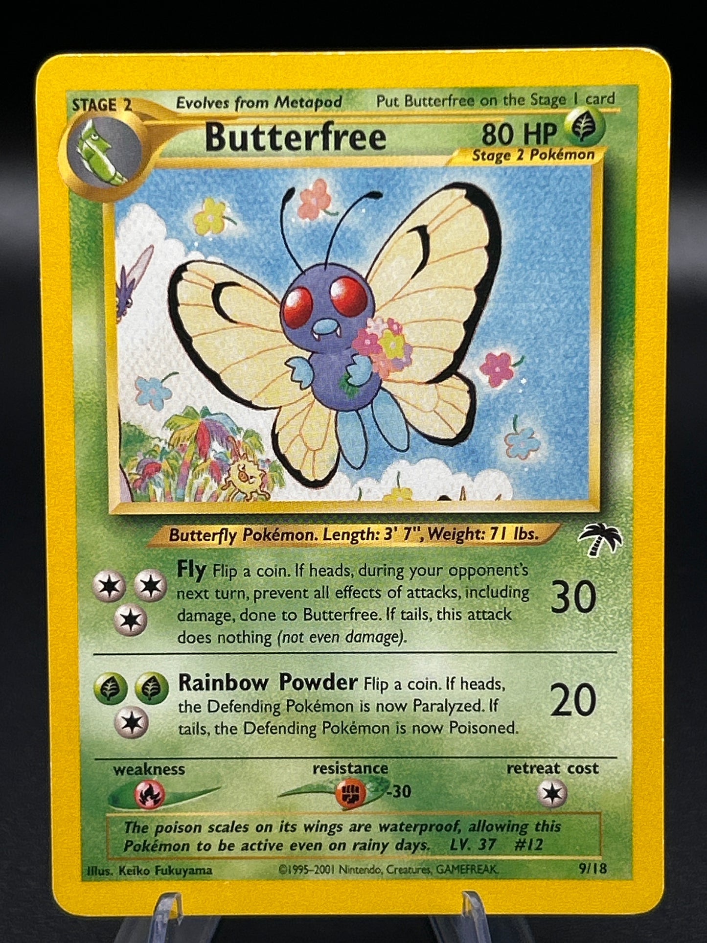 Pokémon TCG: 2001 Butterfree 9/18 Southern Islands Promo