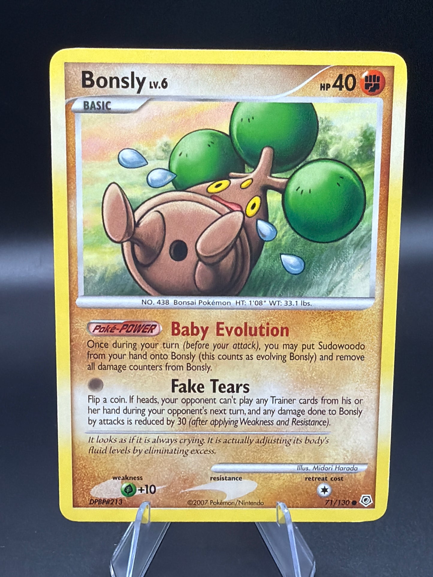 Pokémon TCG: 2007 Bonsly 71/130 - Diamond and Pearl