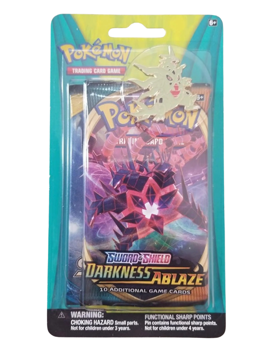Pokémon TCG: Sword & Shield Darkness Ablaze / Sun & Moon 2-Pack Blister (Mega Tyranitar Pin)