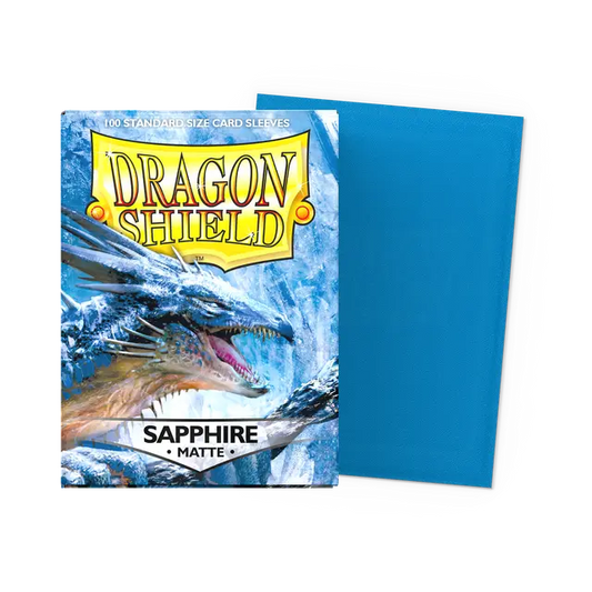 Dragon Shield Outer Sleeves Standard Matte - Sapphire (100CT)