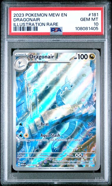 PSA  10 Pokemon TCG: Dragonair 181/165  - Mew EN - Illustration rare