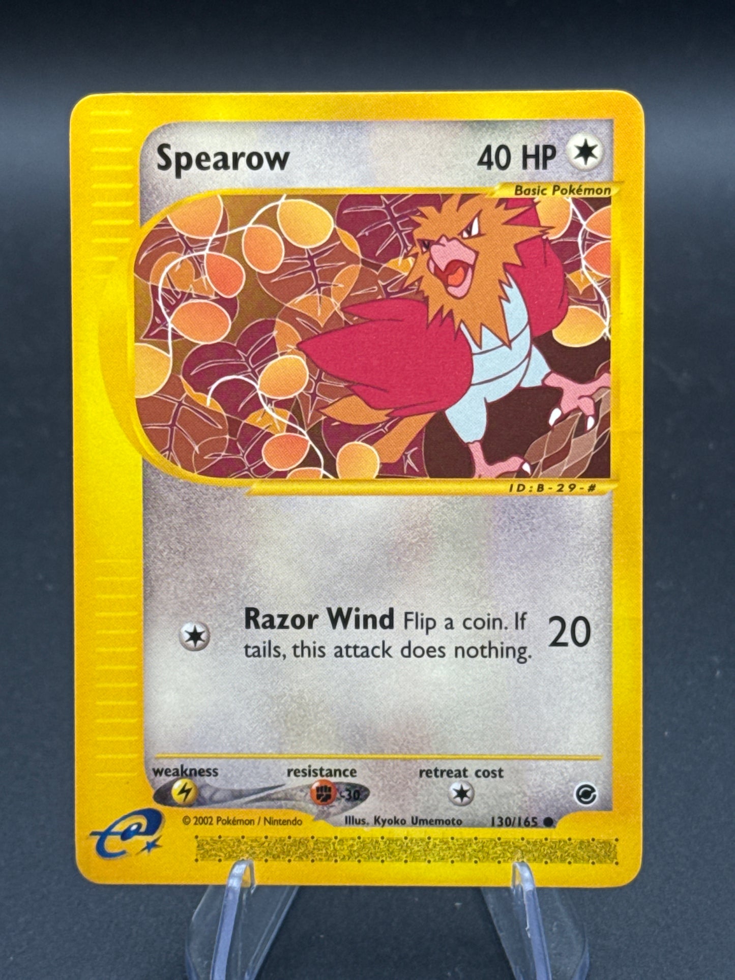 Pokémon TCG: 2002 Spearow 130/165 - Expedition (EX)
