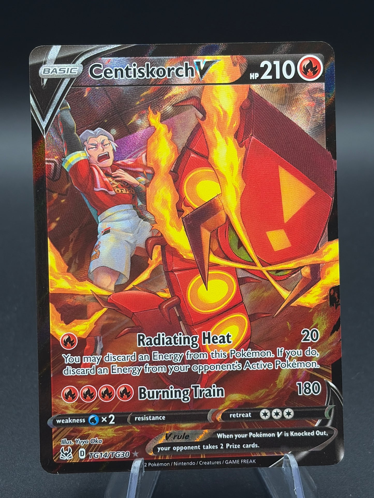 Pokémon TCG: 2022 Centiskorch V TG14/TG30 SWSH: Lost Origin Trainer Gallery