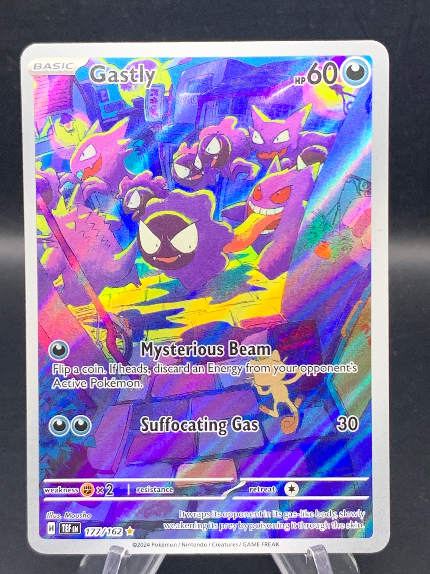 Pokémon TCG: 2024 Gastly 177/162 S&V Temporal Forces