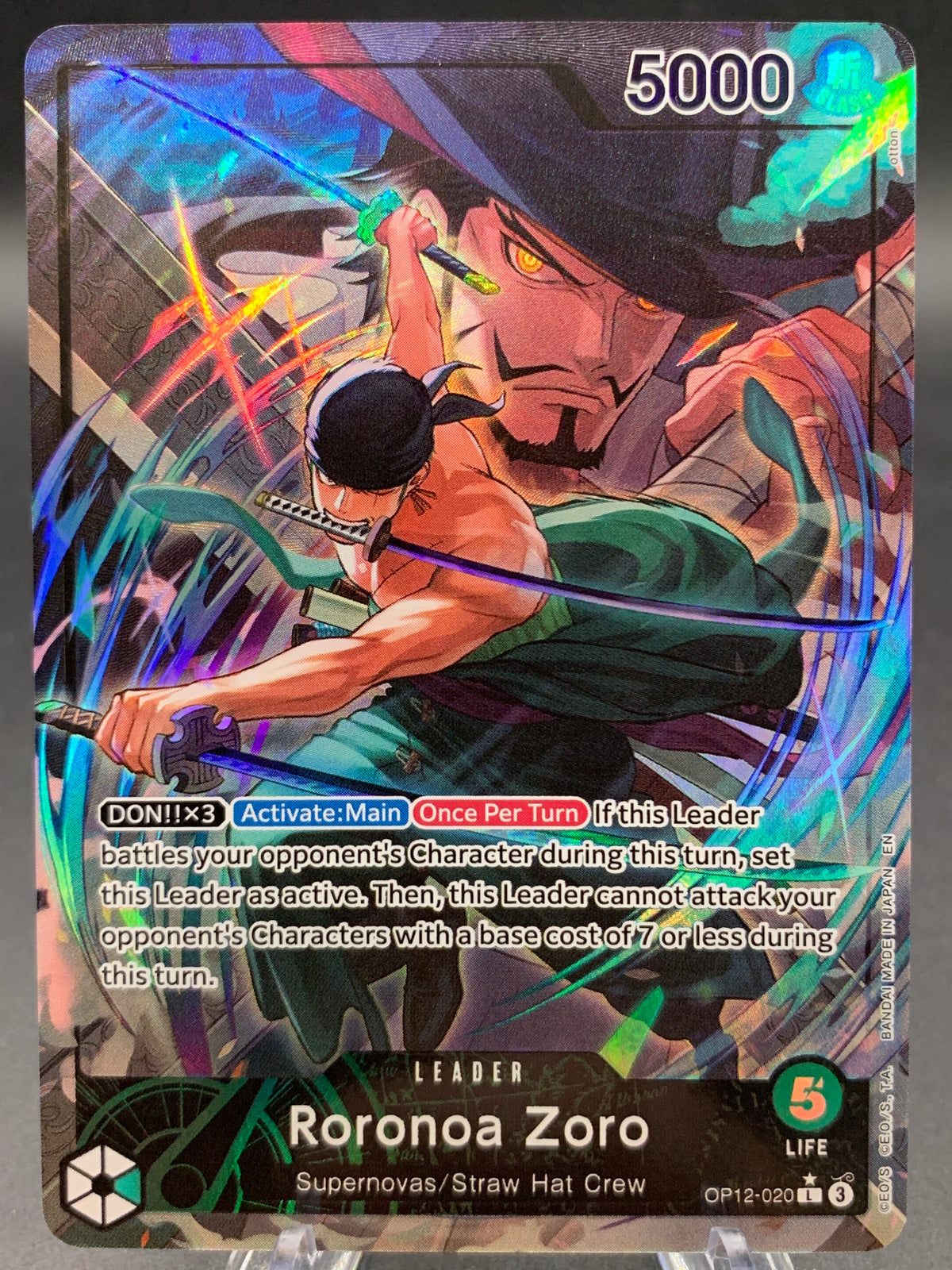 One Piece TCG: Roronoa Zoro (Alternate Art) OP12-020 Legacy of the Master