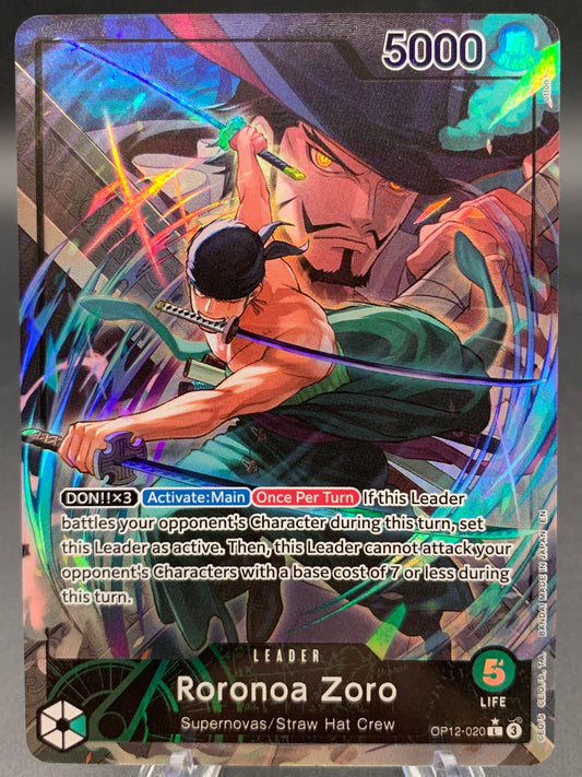 One Piece TCG: Roronoa Zoro (Alternate Art) OP12-020 Legacy of the Master