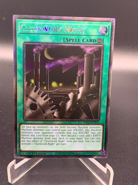 Yu-Gi-Oh! Clockwork Night Quarter Century Secret Rare - Quarter Century Bonanza RA03-EN071