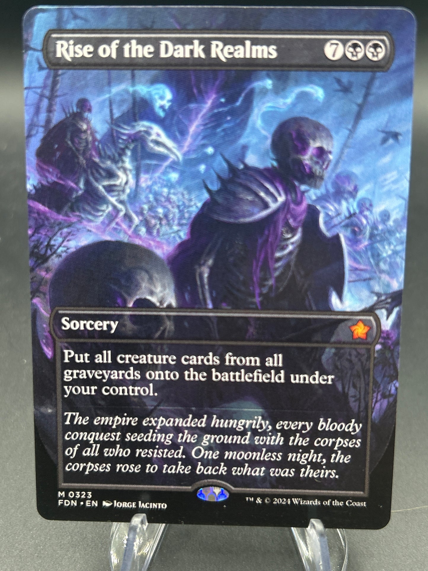 Magic The Gathering: Rise of the Dark Realms (Borderless) - Foundations (FDN)