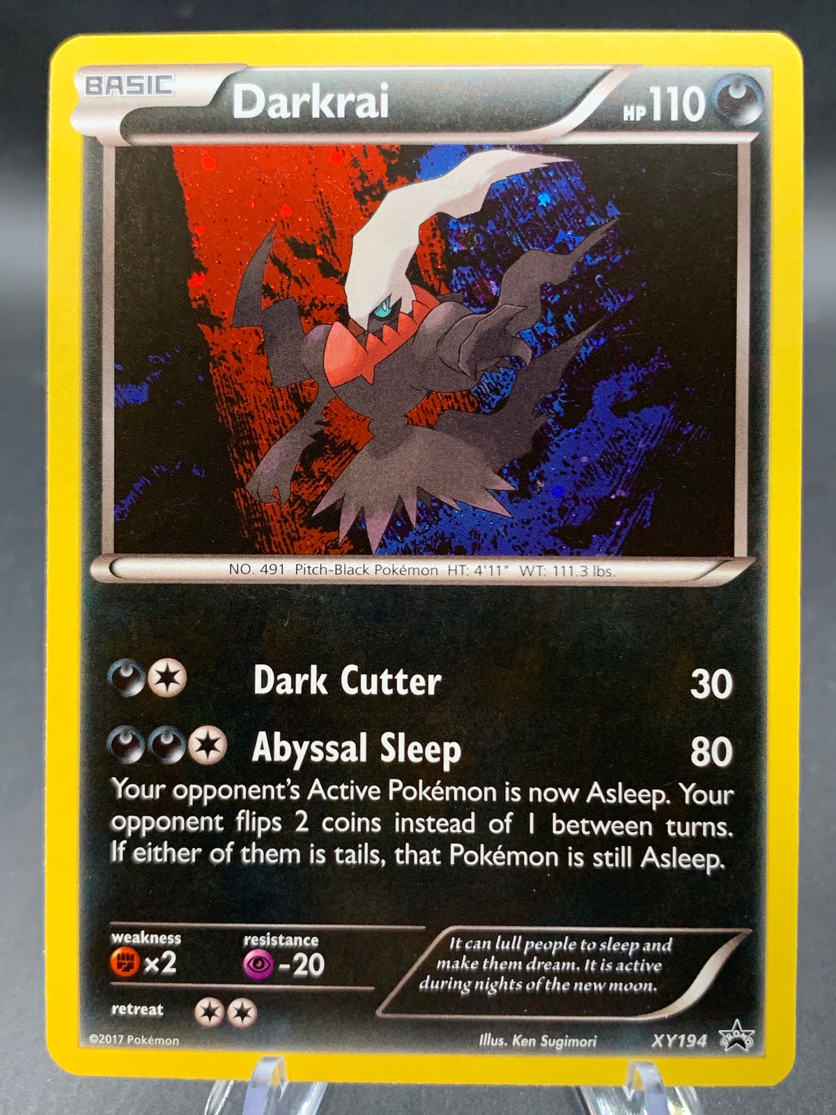 Pokémon TCG: 2017 Darkrai - XY194 - XY: XY Promos