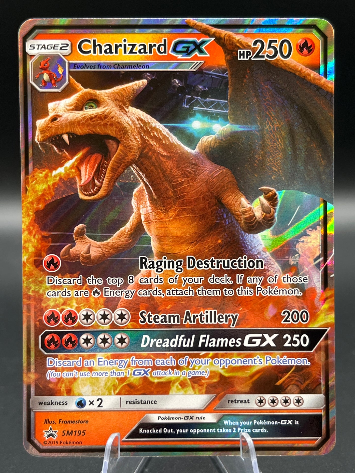 Pokémon TCG: 2019 Charizard GX SM195 Sun & Moon Promo