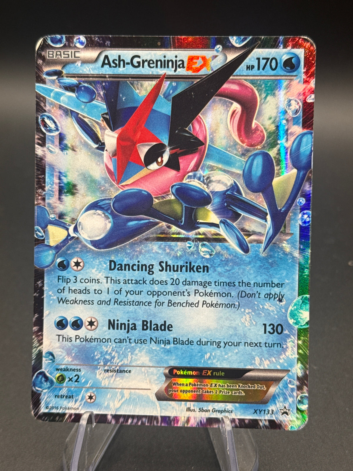 Pokémon TCG: 2016 Ash-Greninja EX XY133 Promo