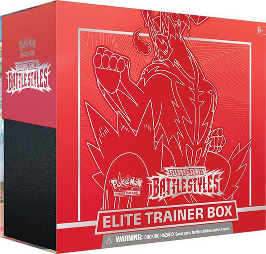 Pokémon TCG: Sword & Shield - Battle Styles - Elite Trainer Box (Red)