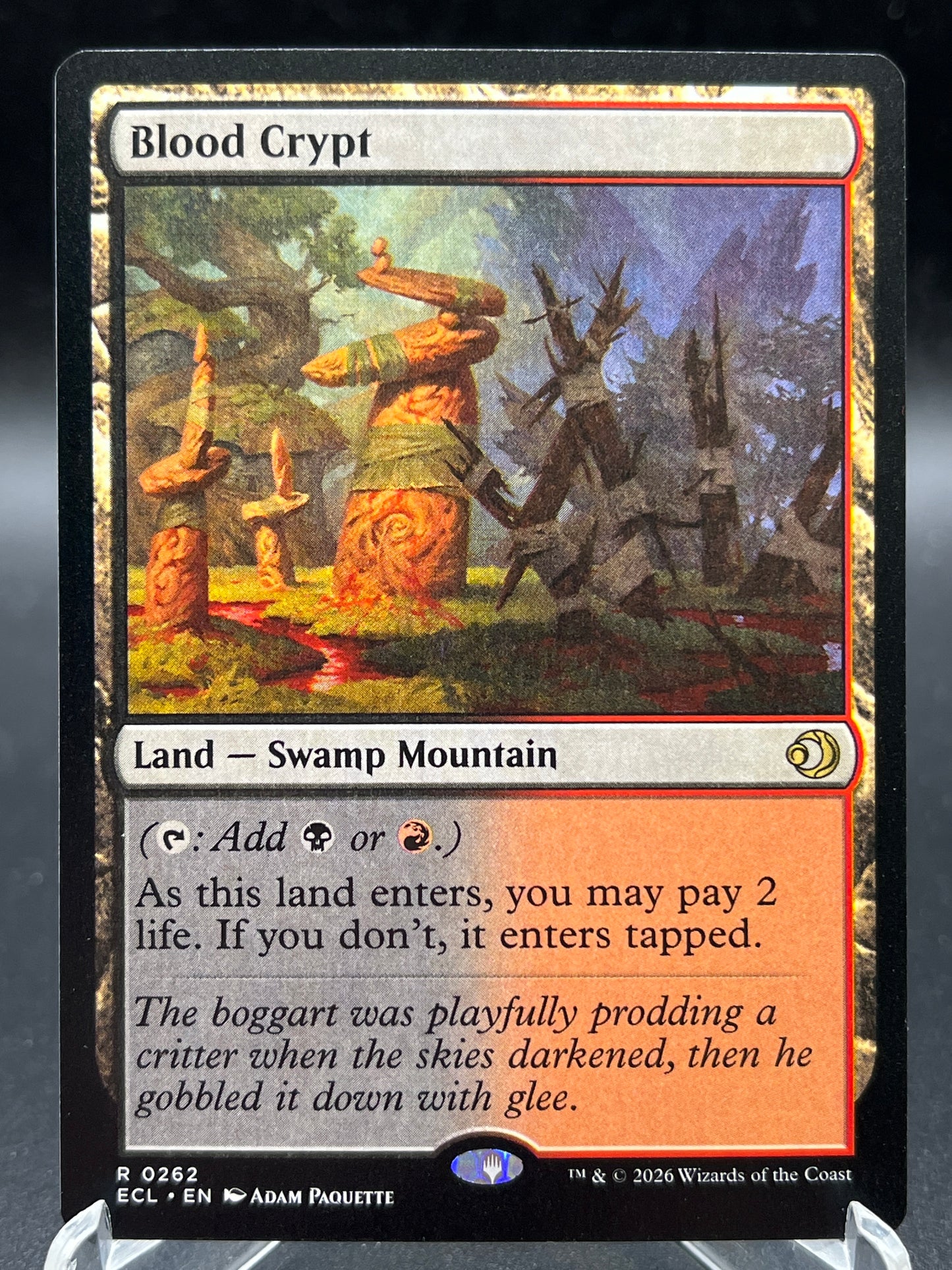 MTG TCG: Blood Crypt R 0262 - Lorwyn Eclipsed (ECL)