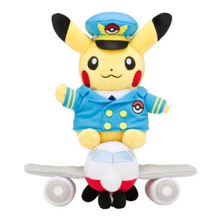 Plushies (Small) - 2017 Pikachu Airplane - Pokémon Center