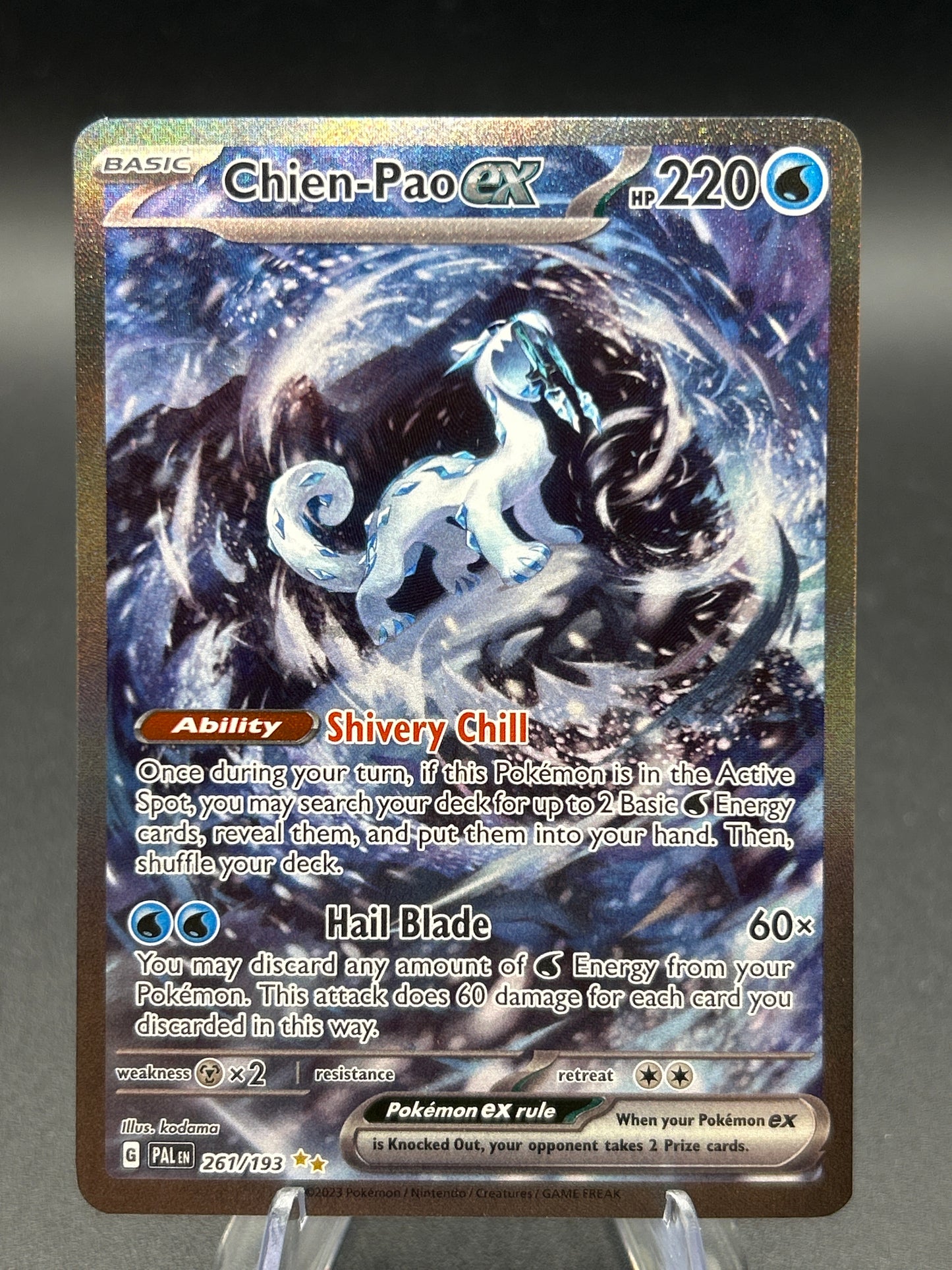 Pokémon TCG: 2023 Chien-Pao Ex 261/193 S&V: Paldea Evolved