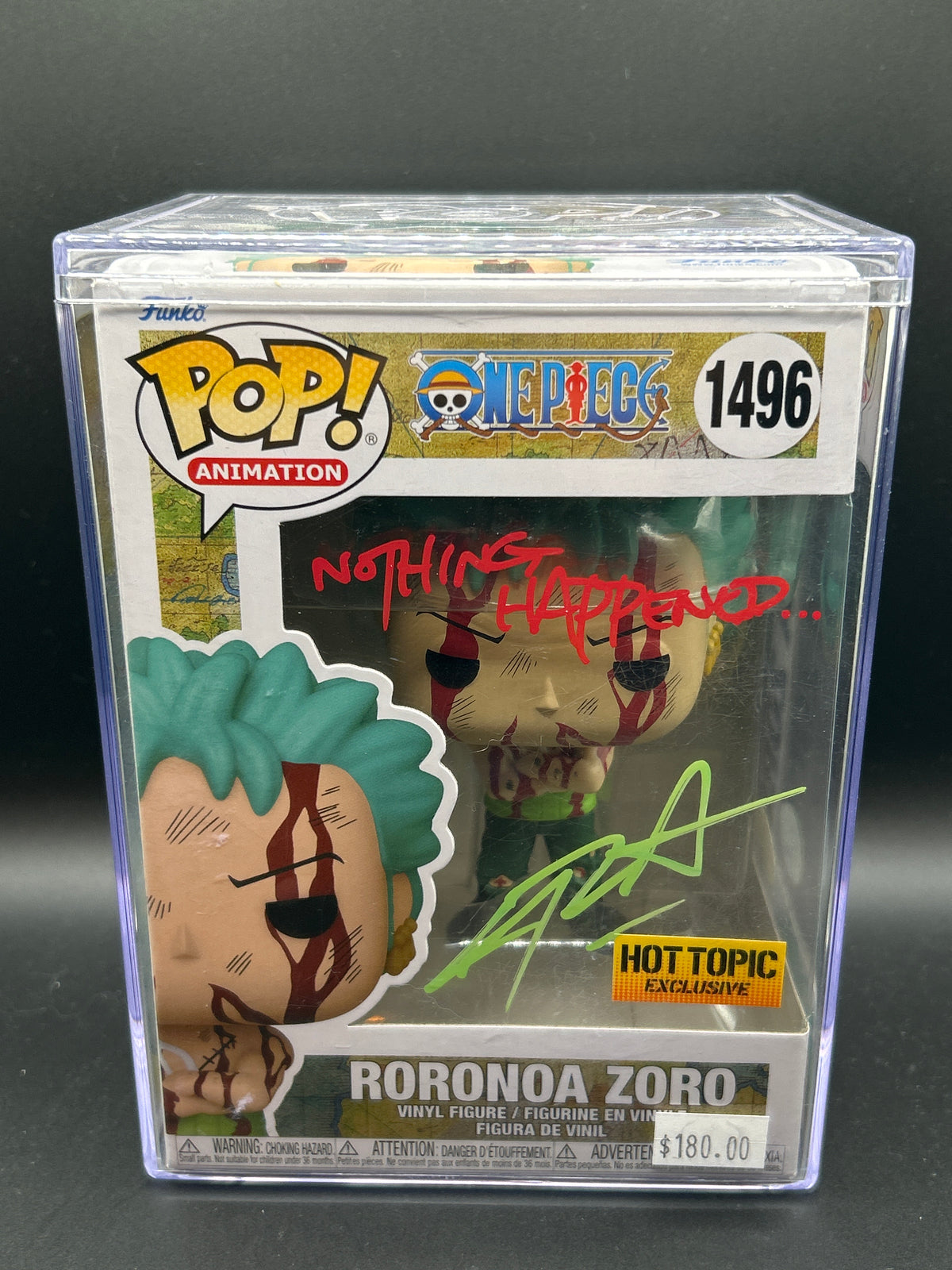 Auto Funko PoP! Anime: One Piece - Roronoa Zoro 1496 (Hot Topic Exclusive)