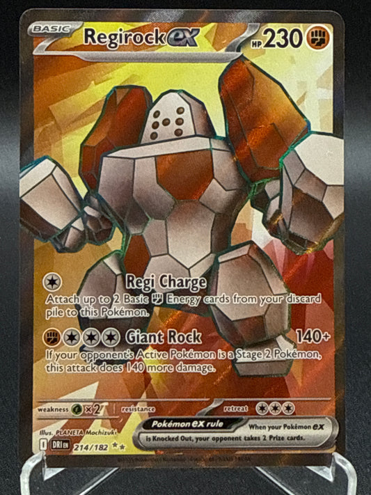 Pokémon TCG: 2025 Regirock ex - 214/182 SV10: Destined Rivals