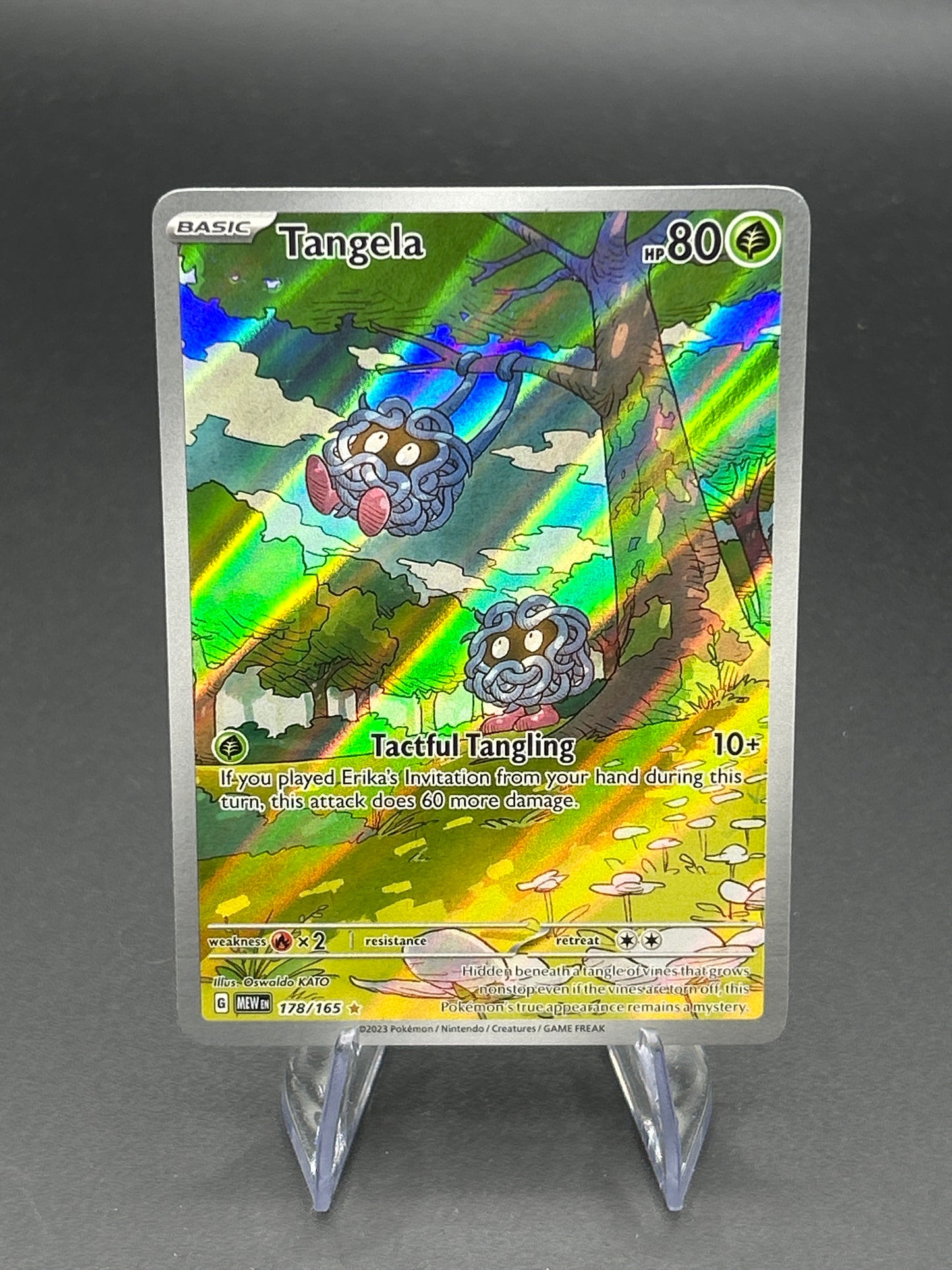 Pokémon TCG: 2023 Tangela 178/165 SV: Scarlet & Violet 151