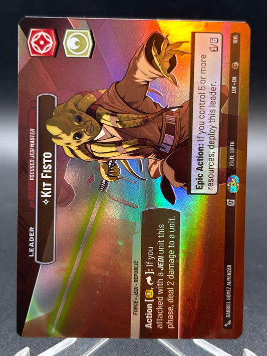 Star Wars TCG: Kit Fisto - Focused Jedi Master (Showcase) - Legends of the Force (LOF)