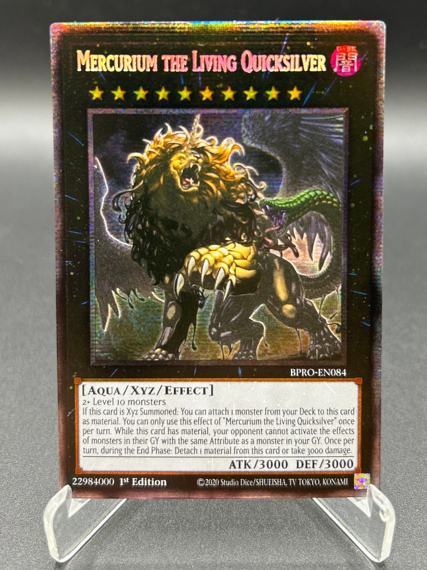 Yu-Gi-Oh! TCG: Mercurium the Living Quicksilver (Starlight Rare) BPRO-EN084- BPRO: Burst Protocol