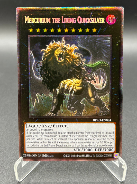 Yu-Gi-Oh! TCG: Mercurium the Living Quicksilver (Starlight Rare) BPRO-EN084- BPRO: Burst Protocol