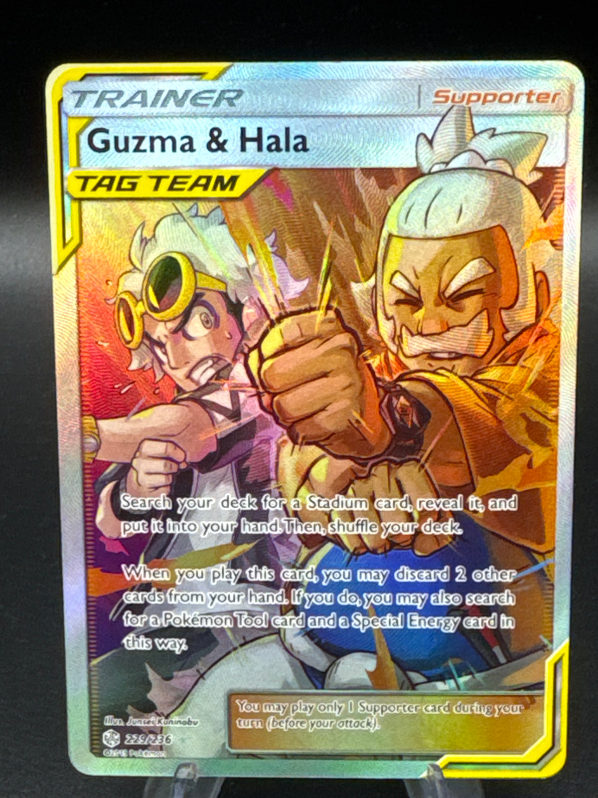 Pokémon TCG: 2019 Guzma & Hala - 229/236 - SM: Cosmic Eclipse - Full Art