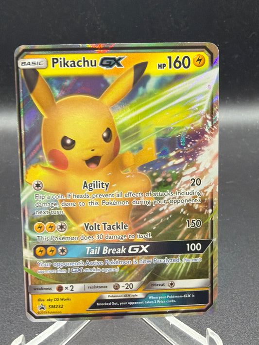 Pokémon TCG: 2019 Pikachu GX SM232 S&M: Promos (Lightly Played)