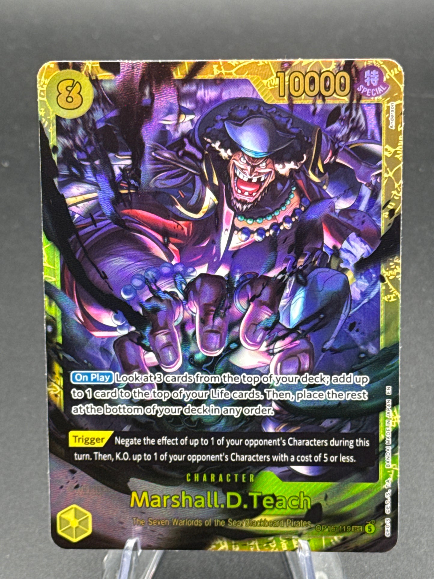 One Piece TCG: Marshall.D.Teach OP1h-119 - The Time of Battle