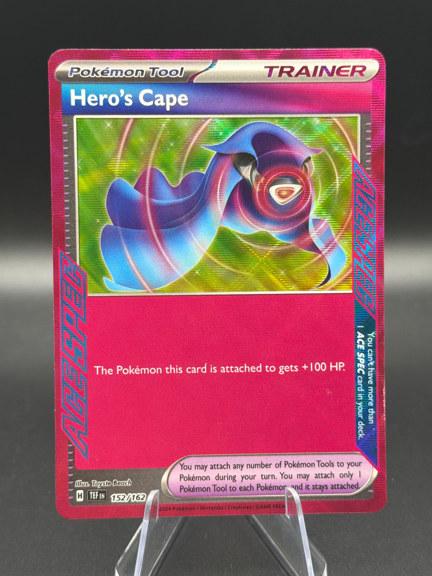 Pokemon TCG 2024 Hero's Cape 152/162 S&V: Temporal Forces
