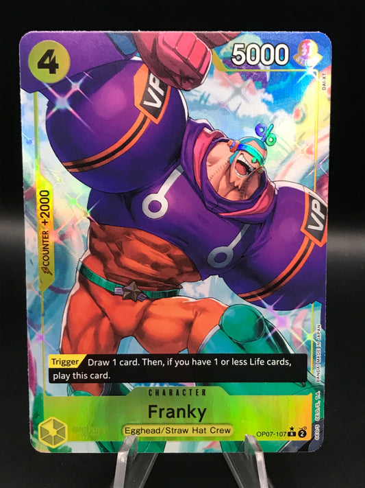 One Piece TCG: Franky (Parallel) OP07-107 500 Years in the Future