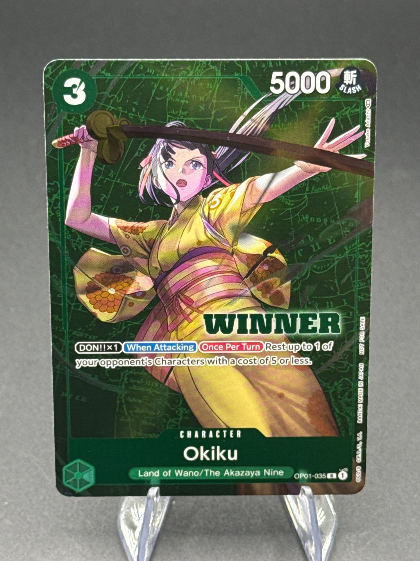 One Piece TCG: Okiku  OP01-035 - One Piece Promotion Cards - Winner Pack Vol. 4