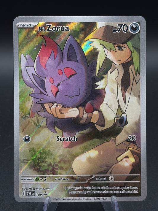 Pokémon TCG: 2025 N's Zorua #189 SVP: Scarlet & Violet Promos
