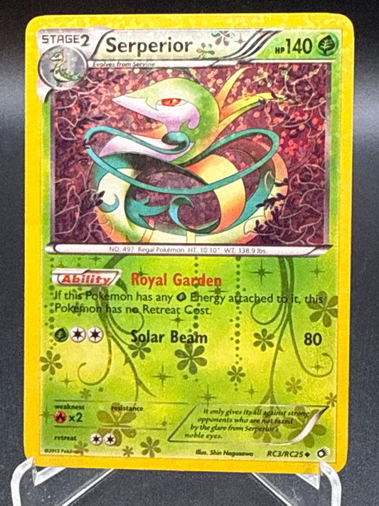Pokémon TCG: 2013 Serperior RC3/RC25 BW: Legendary Treasures Radiant Collection