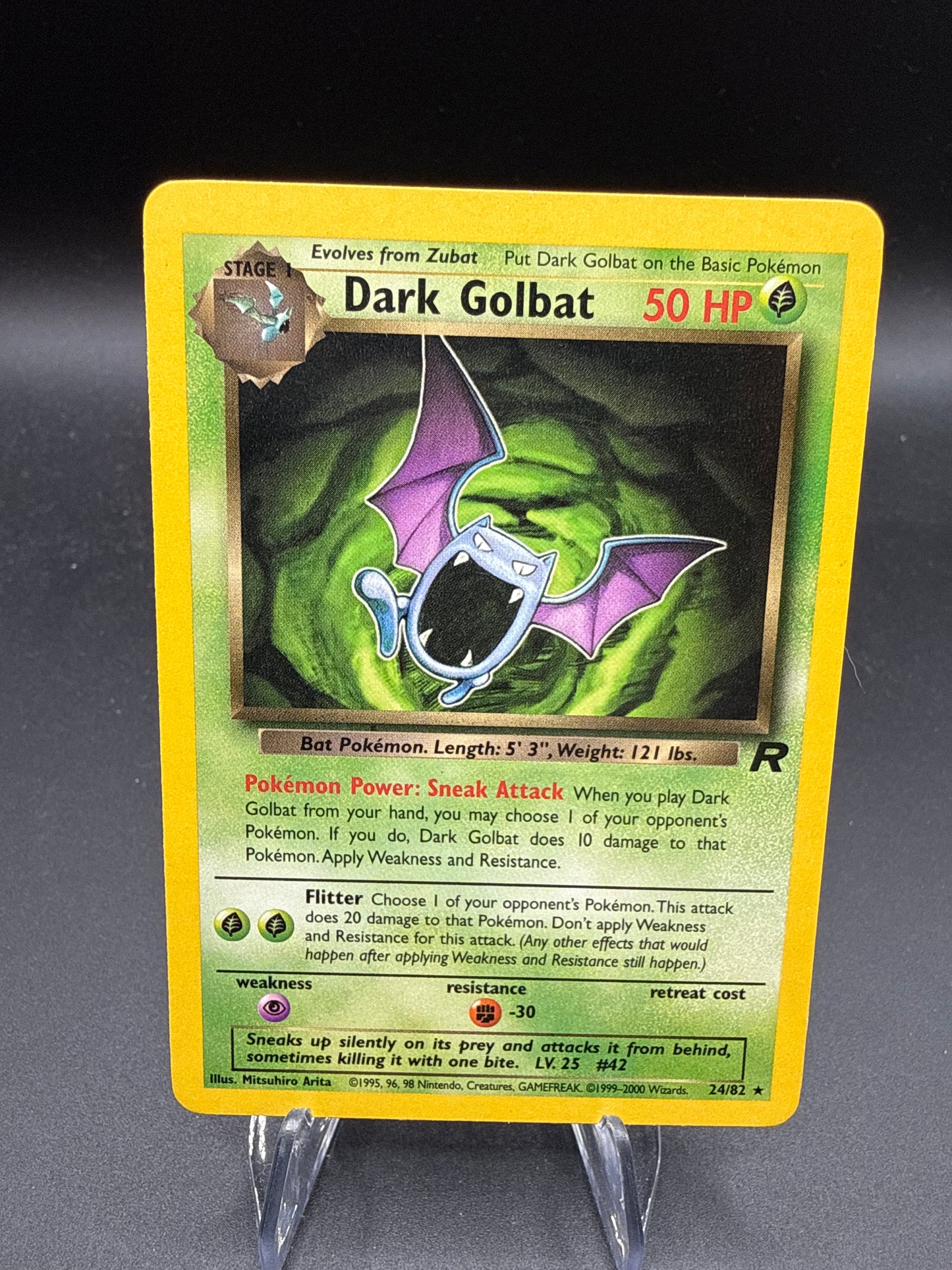 Pokémon TCG: 2000 Dark Golbat 24/82 -Team Rocket